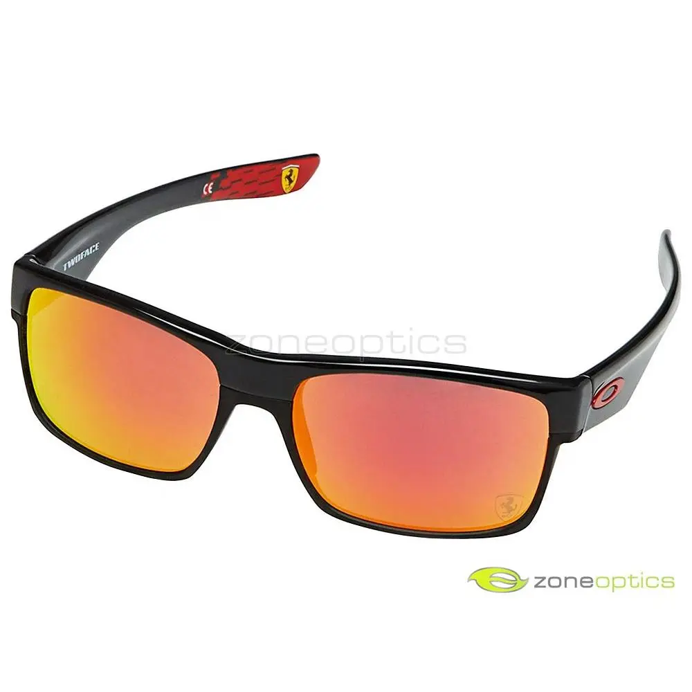 Oakley Twoface Scuderia Ferrari Sunglasses OO9189-3660 Black/ruby Iridium