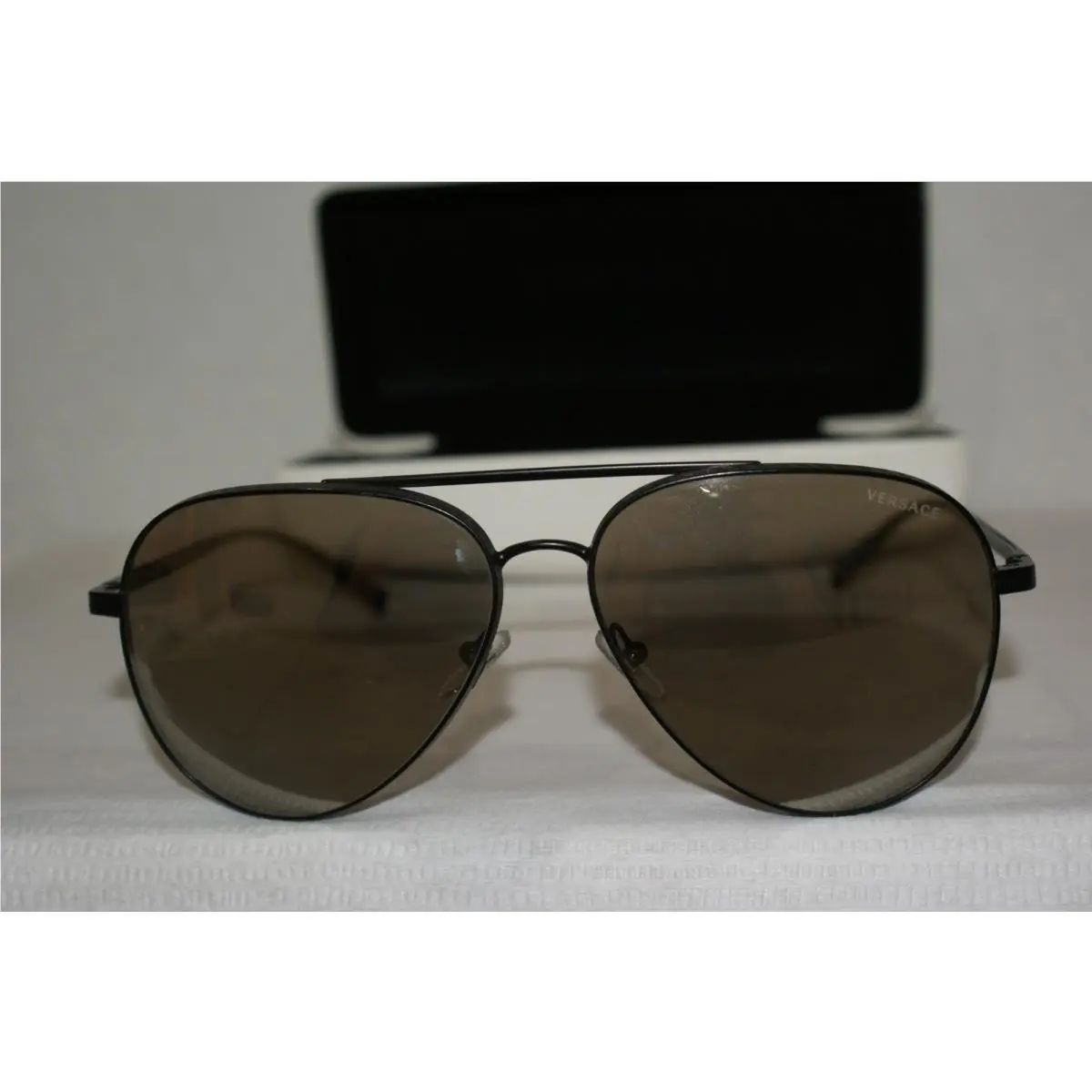 Versace Sunglasses 2217 Matte Black 1261/5A 59-14 W Case