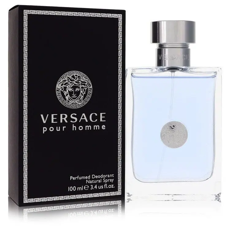 Pour Homme  Deodorant Spray 3.4 oz / e 100 ml by Versace