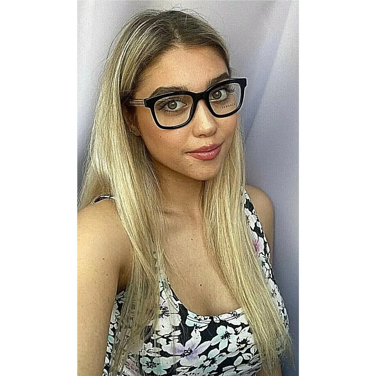 Versace Mod. 3932 GB1 Black 52mm Women’s Men’s Eyeglasses Frame Italy