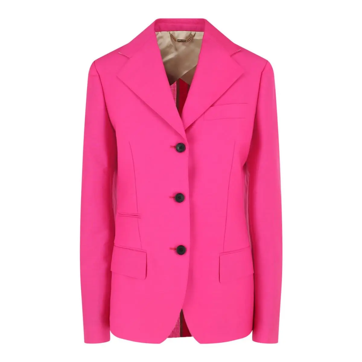 Versace Womens Mohair Blend Blazer