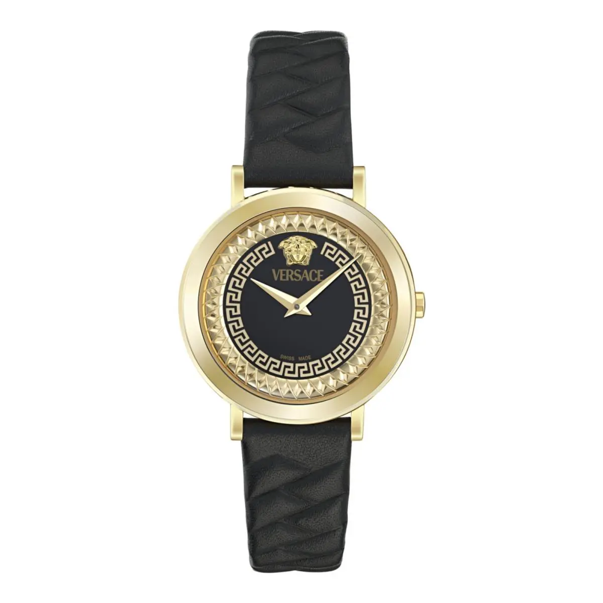 Womens Gold 35mm Strap Fashion Watch by Versace