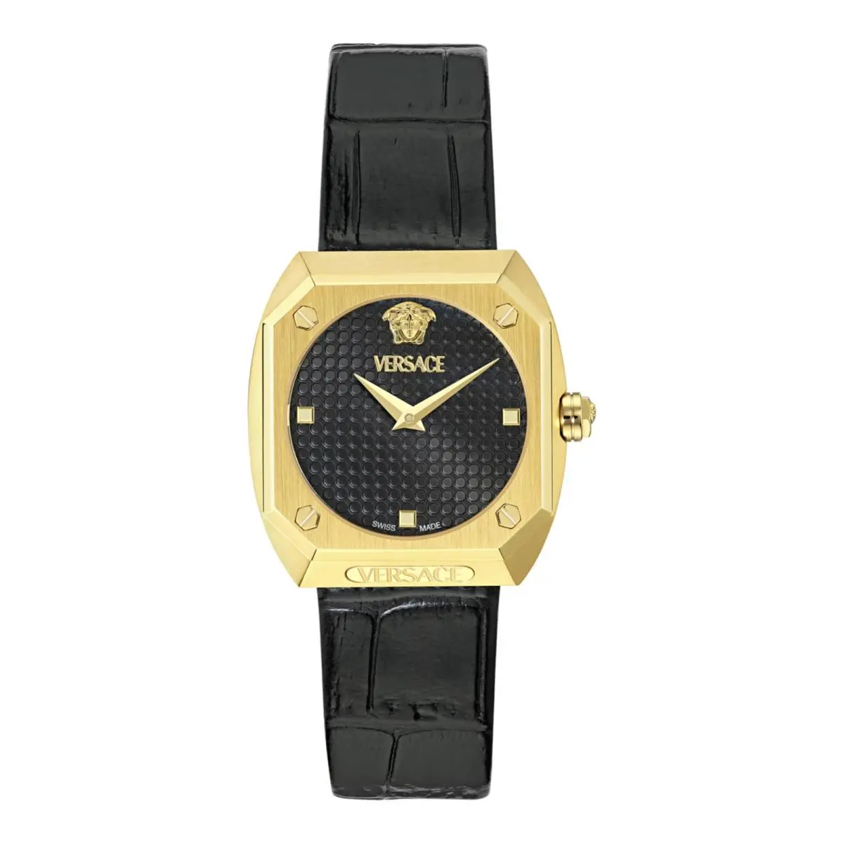 Womens Gold 35mm Strap Fashion Watch by Versace