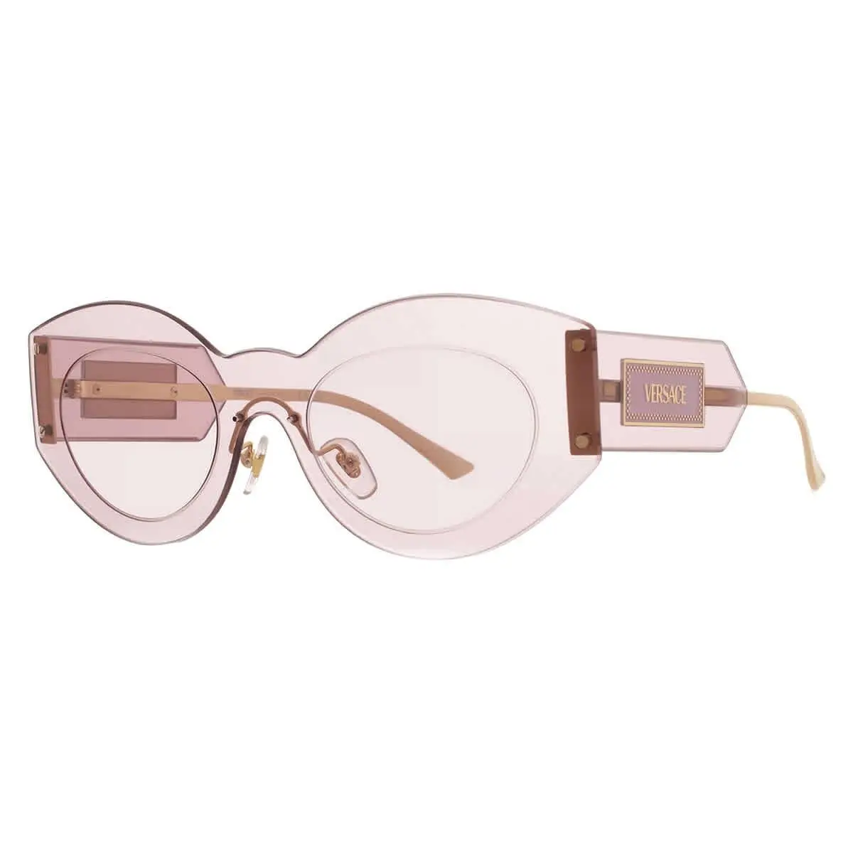 Versace Pink Gradient Flash Shield Ladies Sunglasses VE2276 1002/5 144