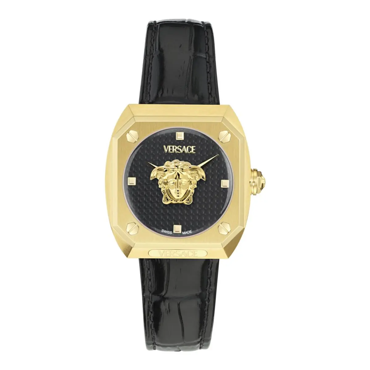 Womens Gold 35mm Strap Fashion Watch by Versace