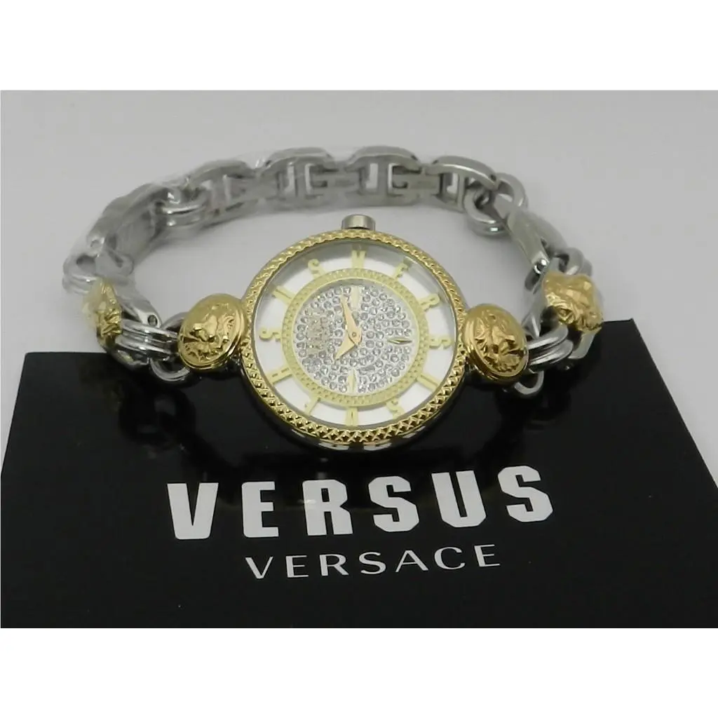 Versus Versace Women`s Les Docks Petite Quartz Two-tone Stainless Steel Watch