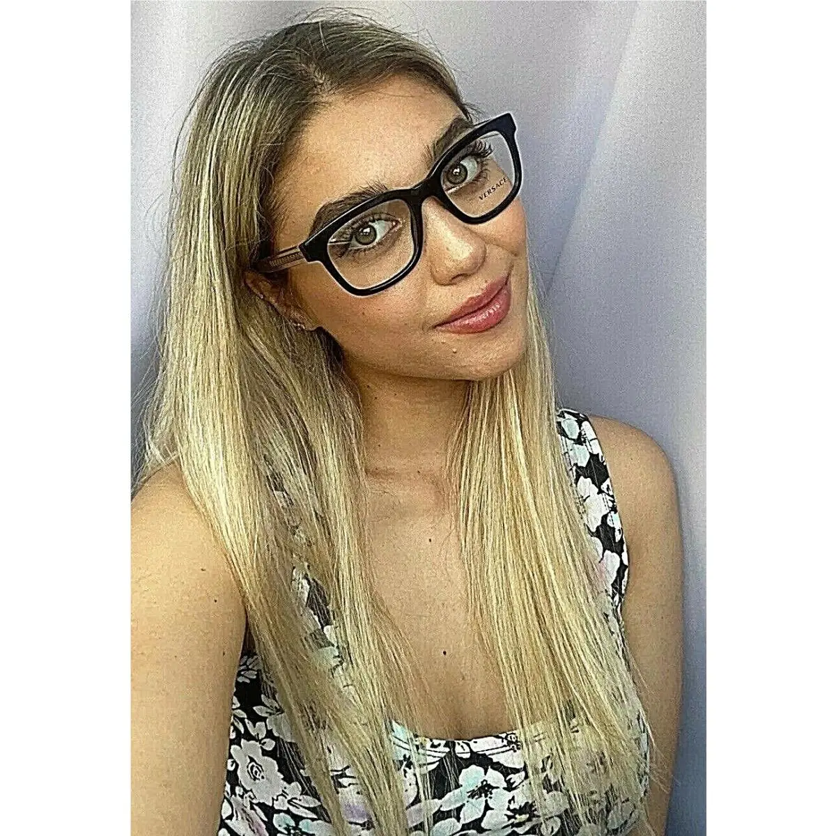 Versace Mod. 3932GB1 Black 52mm Women’s Men’s Eyeglasses Frame Italy