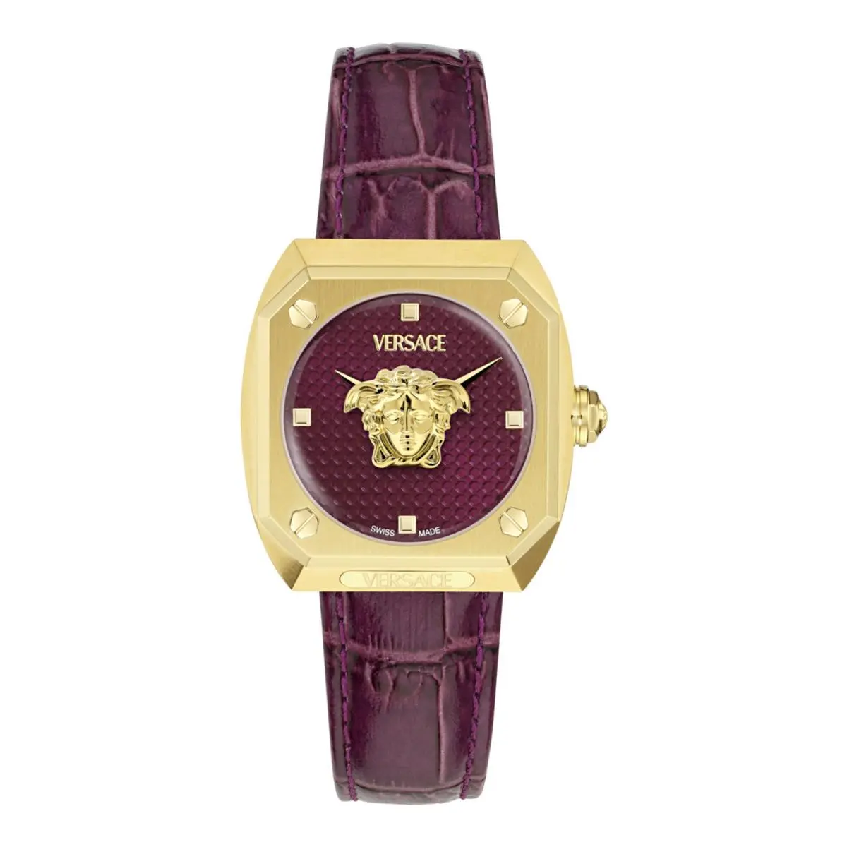 Womens Gold 35mm Strap Fashion Watch by Versace