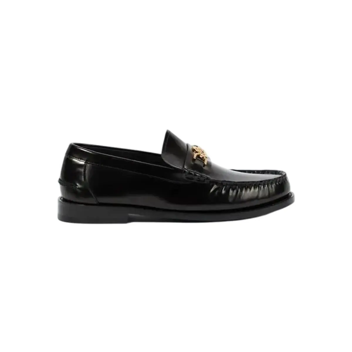 Versace Medusa ‘95 Leather Loafer in Black Size 40