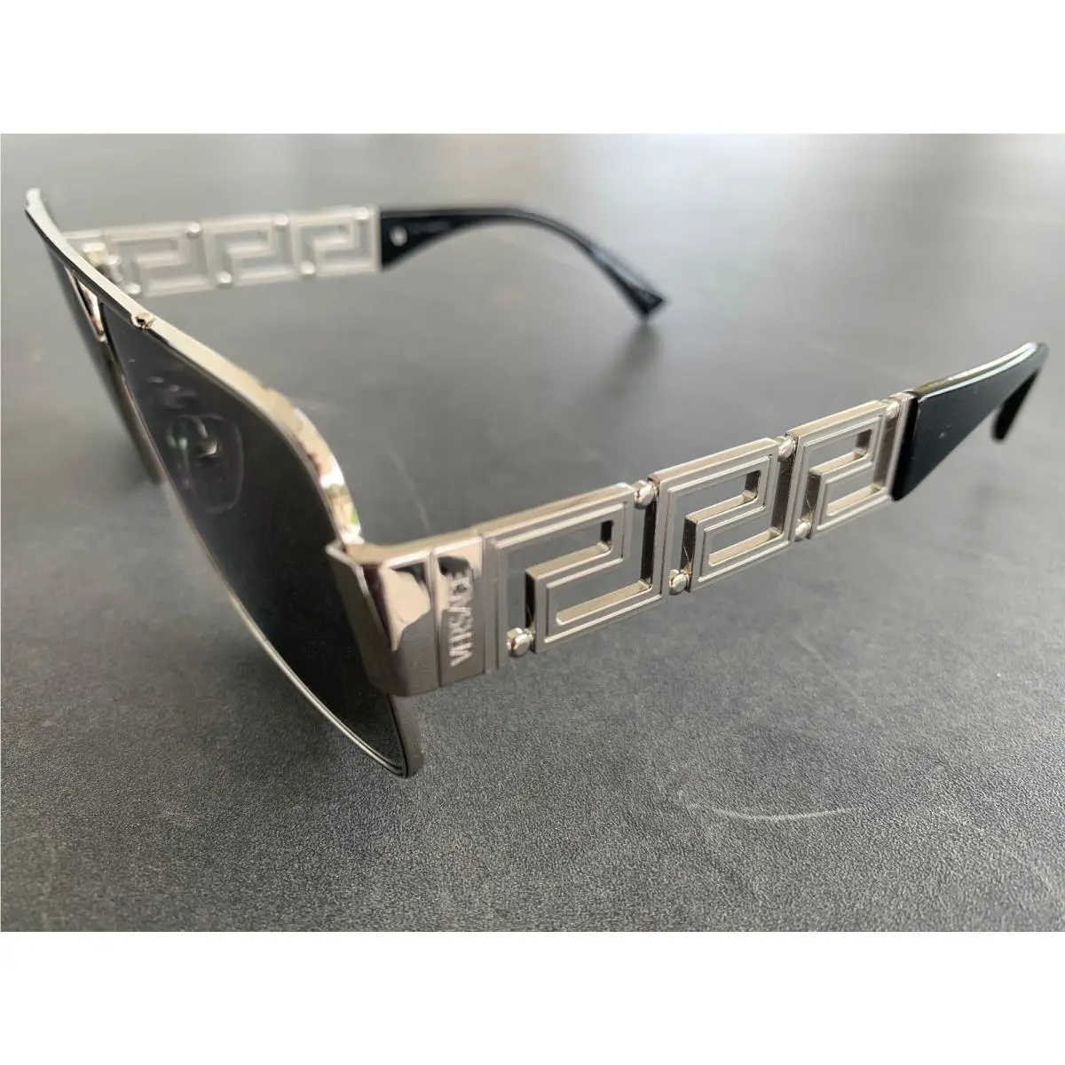Versace VE2290 Silver Gray Mirror Silver 10016G Men`s Sunglasses 61mm