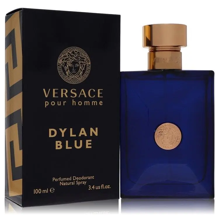 Pour Homme Dylan Blue  Deodorant Spray 3.4 oz / e 100 ml by Versace