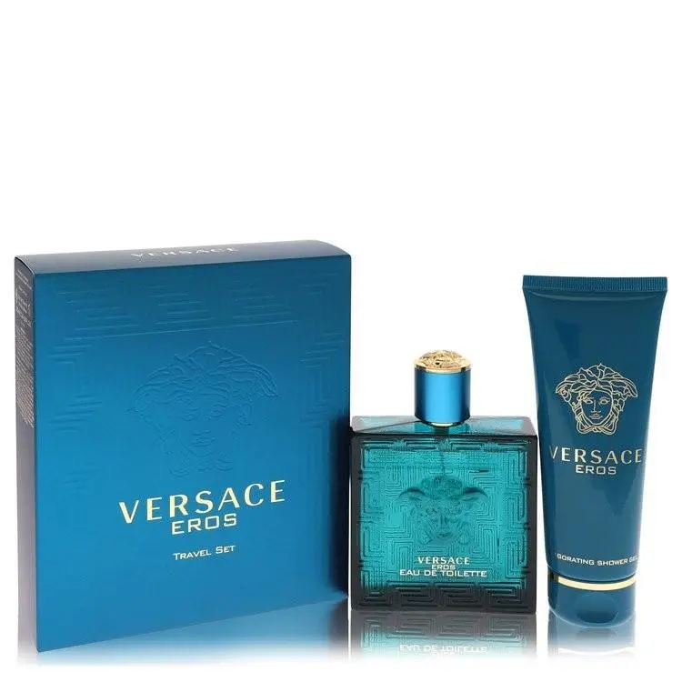 Eros  Gift Set 3.4 oz Edt + 3.4 oz Shower Gel / e Multi by Versace
