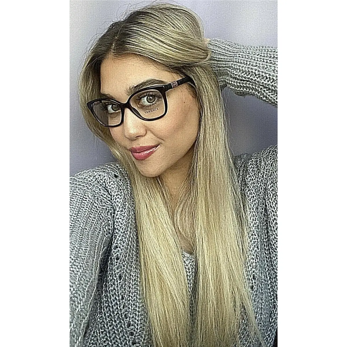 Elegant Versace Mod.3532-B 989 Red 52mm Women`s Eyeglasses Frame Italy 8 A