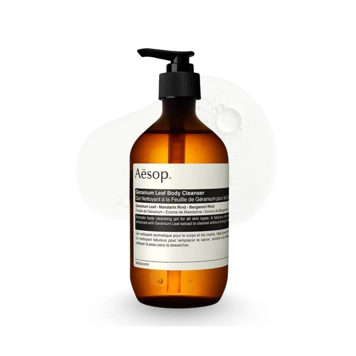Geranium Leaf Body Cleanser Gentle Shower Gel with Geranium by Aesop