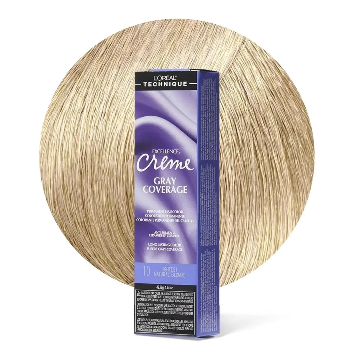 L`oréal 6 Pack L’oreal Excellence Creme Hair Color – Gray Coverage Select Shade 10 Lightest Natural Blonde by L'Oréal