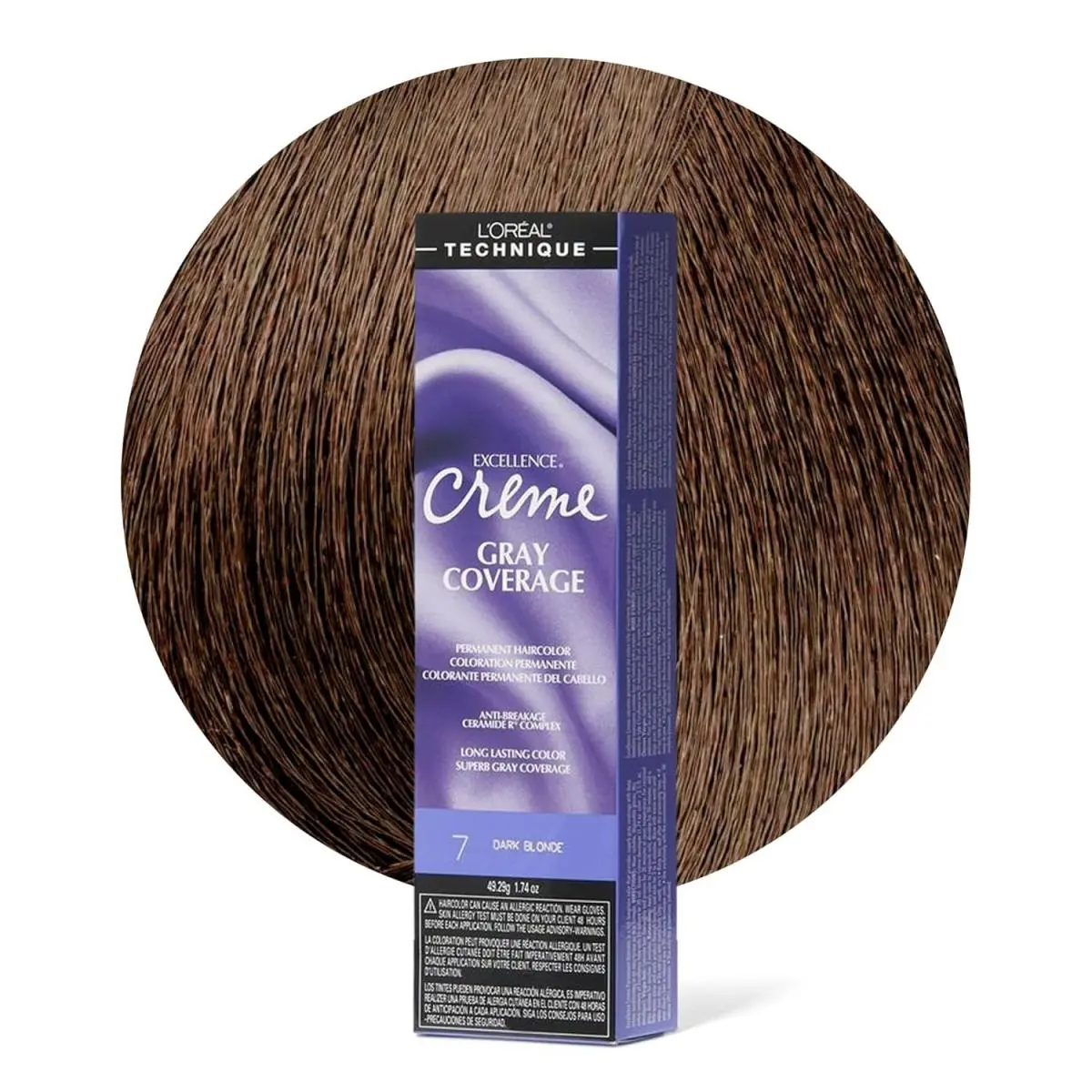 L`oréal 6 Pack L’oreal Excellence Creme Hair Color – Gray Coverage Select Shade 7 Dark Blonde by L'Oréal