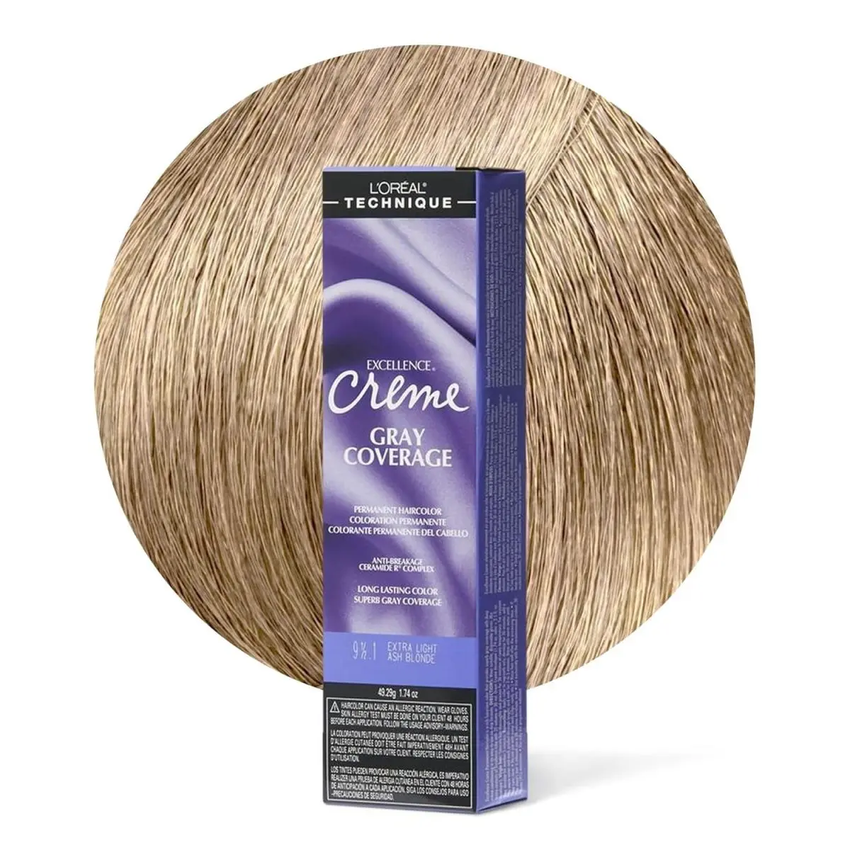 L`oréal 6 Pack L’oreal Excellence Creme Hair Color – Gray Coverage Select Shade 9.5.1 Extra Light Ash Blonde by L'Oréal