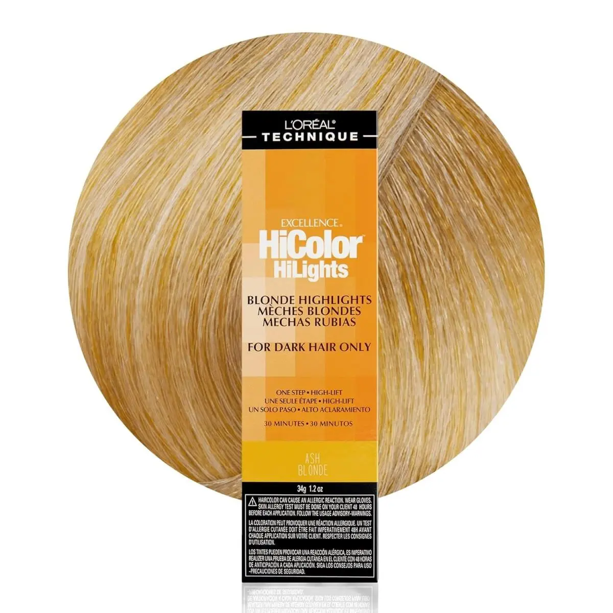 L`oréal 6 Pack L’oreal Hicolor Permanent Hair Color For Dark Hair Only – Choose Shade Ash Blond by L'Oréal