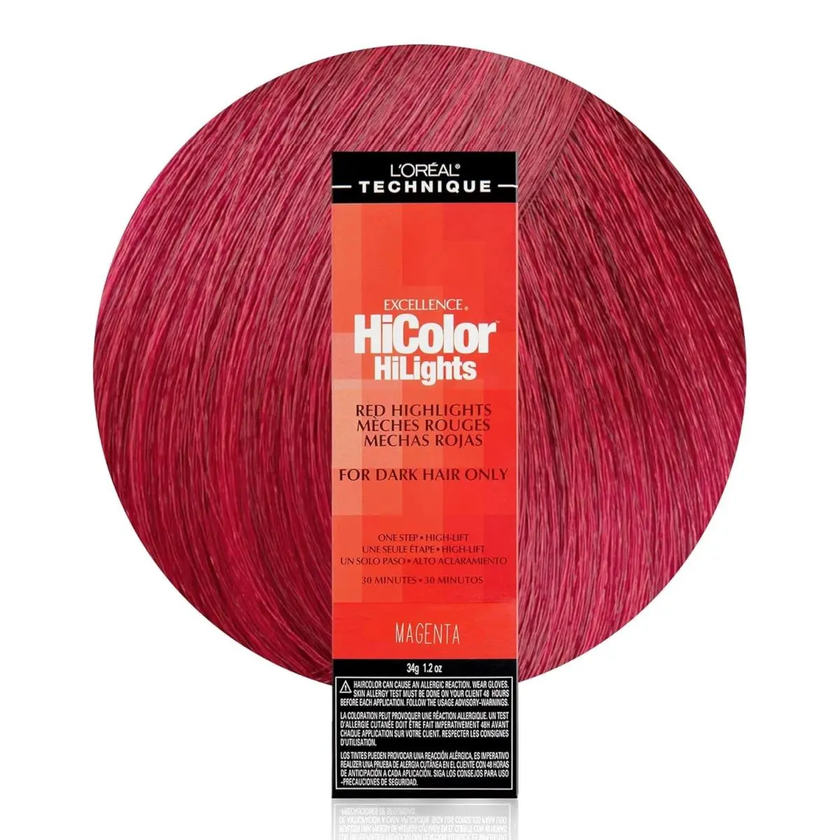 L`oréal 6 Pack L’oreal Hicolor Permanent Hair Color For Dark Hair Only – Choose Shade Magenta by L'Oréal