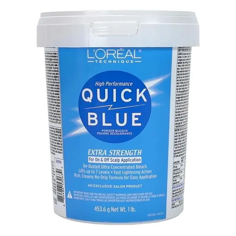 3 Pack Loreal Quick Blue Powder Bleach Extra Strength 1Lb
