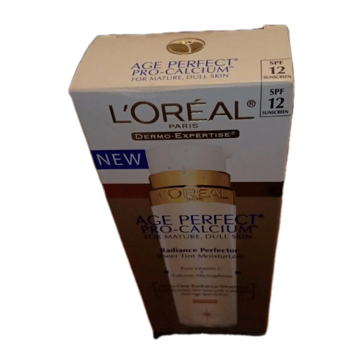 L`oreal Age-perfect Pro-calcium Radiance Perfector Sheer Tint Medium 1.7oz