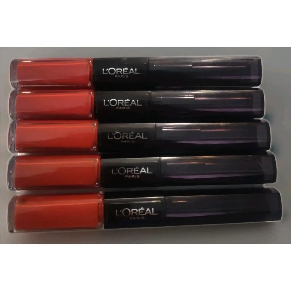 5 Pack L`oreal Paris Infallible Pro Last 2 Step Lipstick 211 Red Infallible