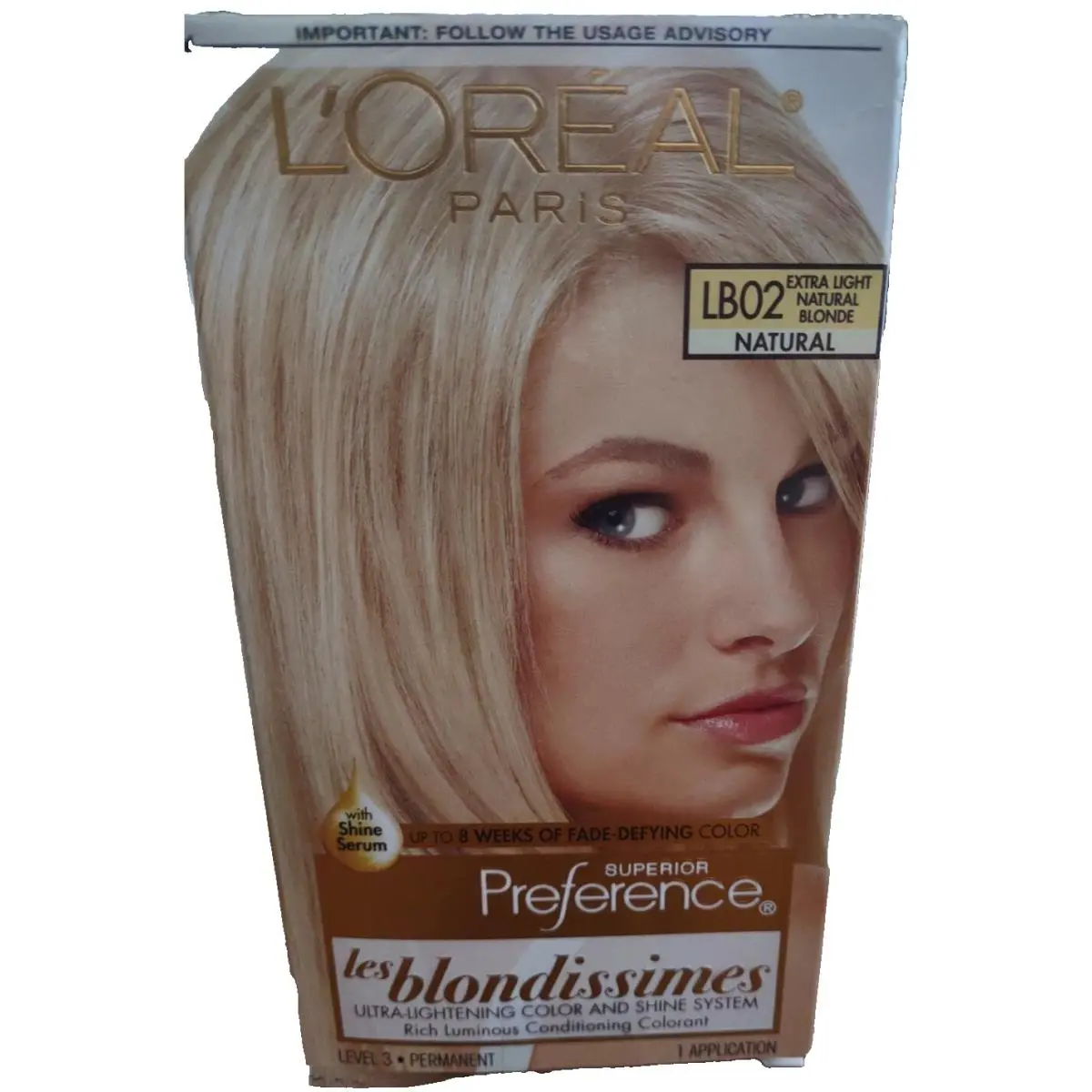 L`oreal Extra Light Natural Blonde LB02--SHIPS N 24 Hours