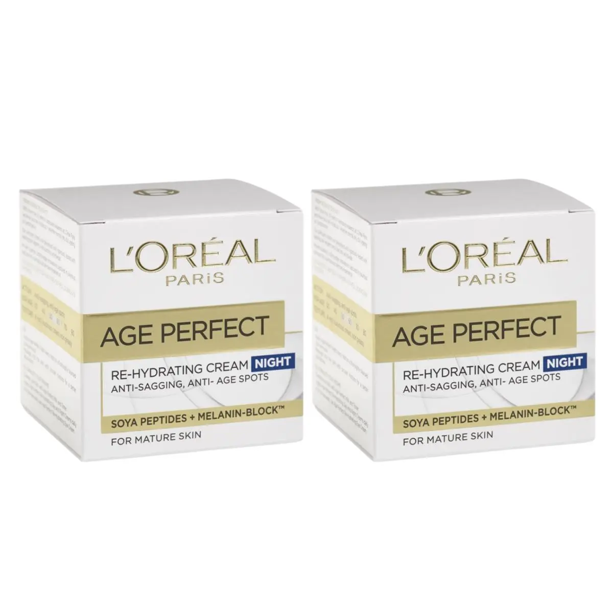 2pk L`oreal Paris Age Perfect Re-hydrating Night Cream 50ml Each by L'Oréal