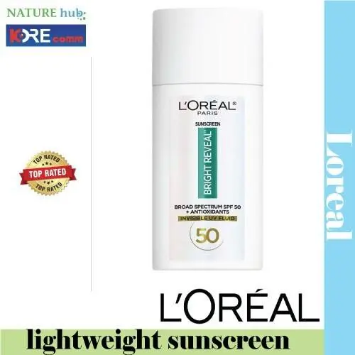 L`oreal Paris Bright Reveal Sunscreen Broad Spectrum Spf 50 UV Lotion 1.7fl oz