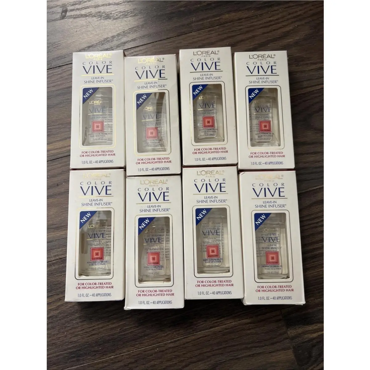 L`oreal Color Vive Leave-in Shine Infuser 1.0 fl oz 8 Box Lot