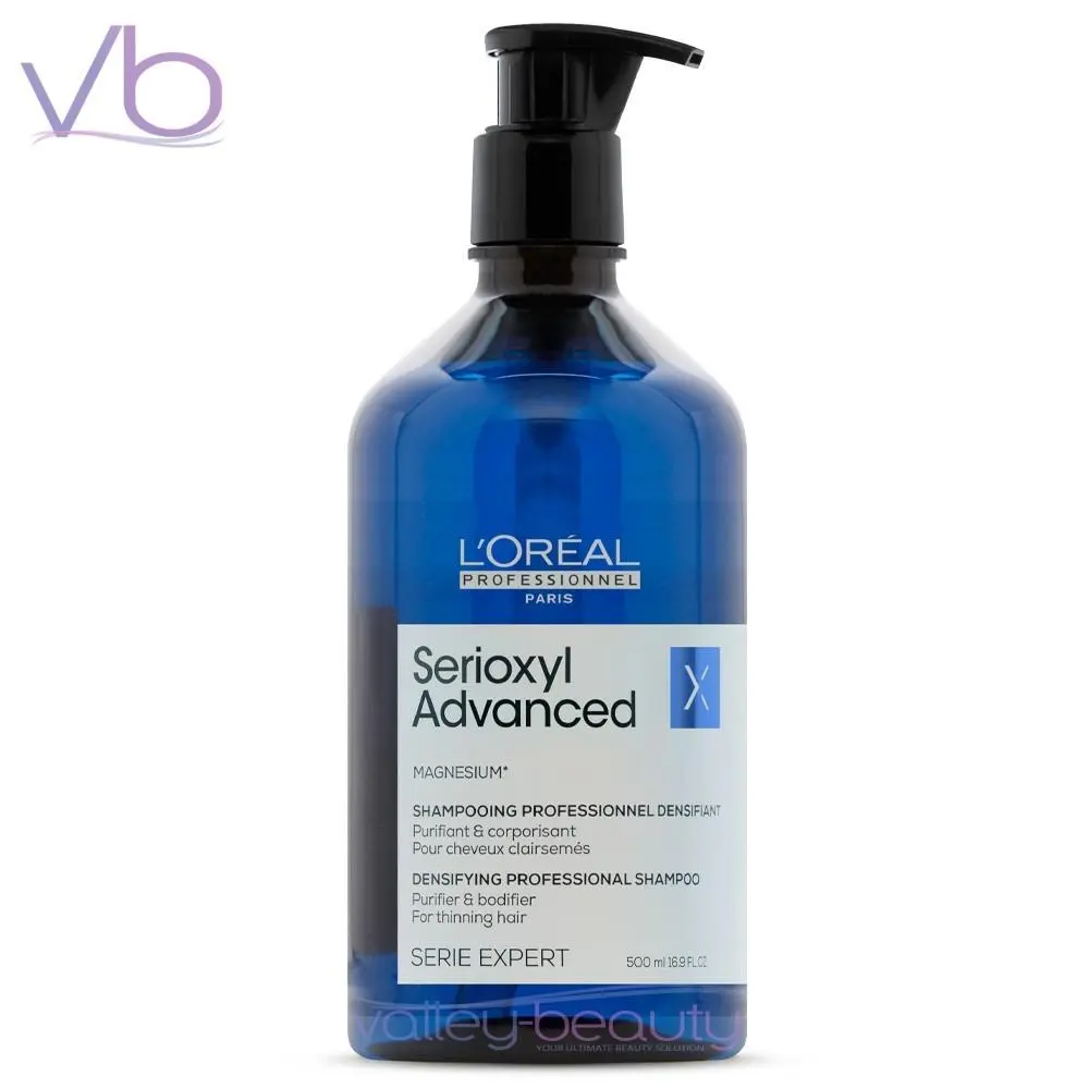 L`oreal Serioxyl Advanced Densifying Shampoo Gentle Purifying Cleanser 500ml by L'Oréal