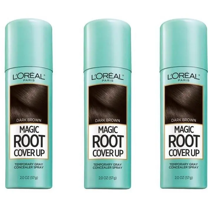 L`oreal Paris Magic Root Cover Up Dark Brown 2oz 3 Pack by L'Oréal
