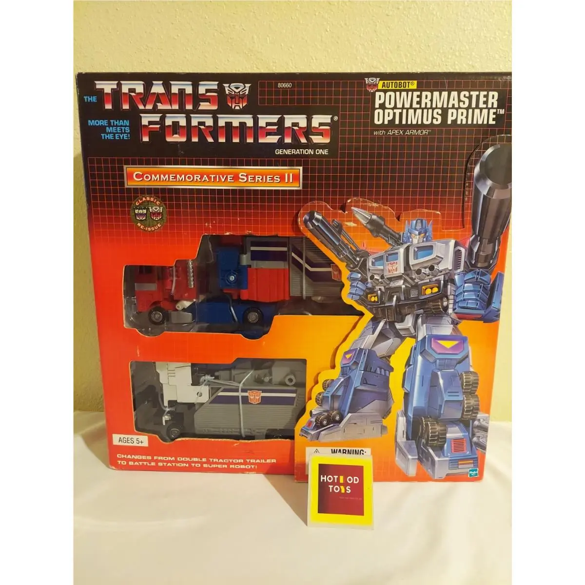 Powermaster Optimus Prime W/apex Armor - Transformers G1 Commemorative Series II