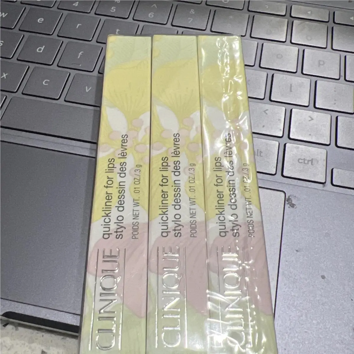 3x Clinique Quickliner For Lip.lip Liner Pencil 45 Nutty L2