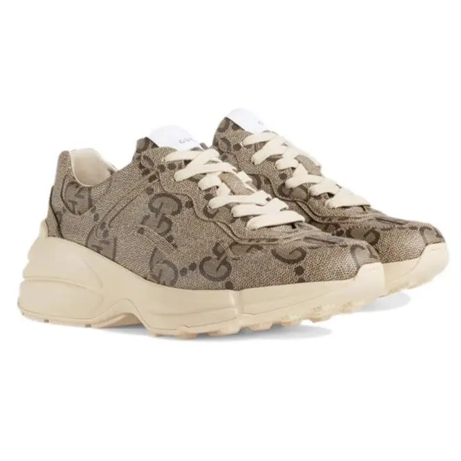 Gucci Rhyton GG Logo Sneakers Men’s US 13.5/EU 46.5