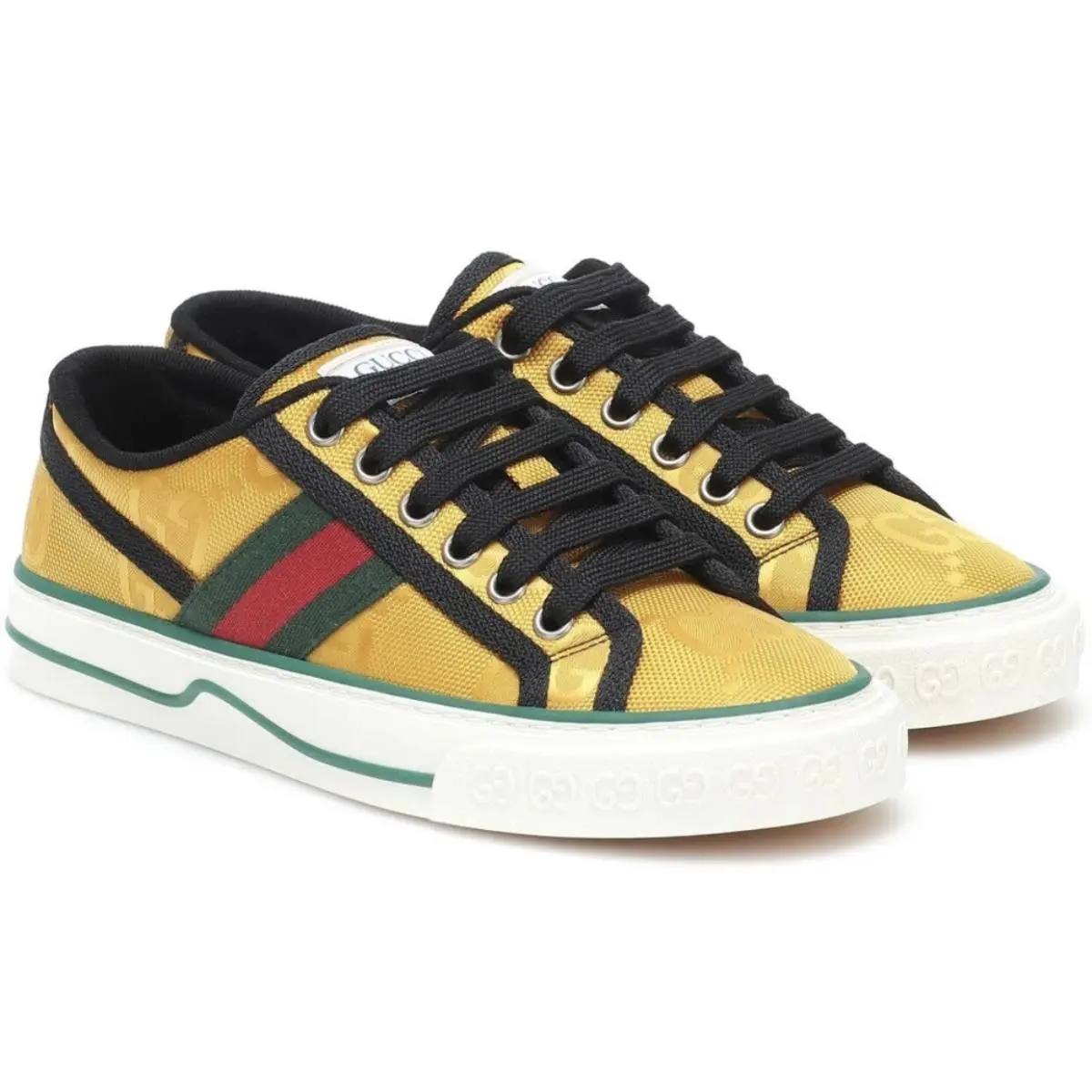 Gucci Off The Grid Tennis 1977 Women`s Sneaker. Size US 5.5/EU 35.5 Color Yellow