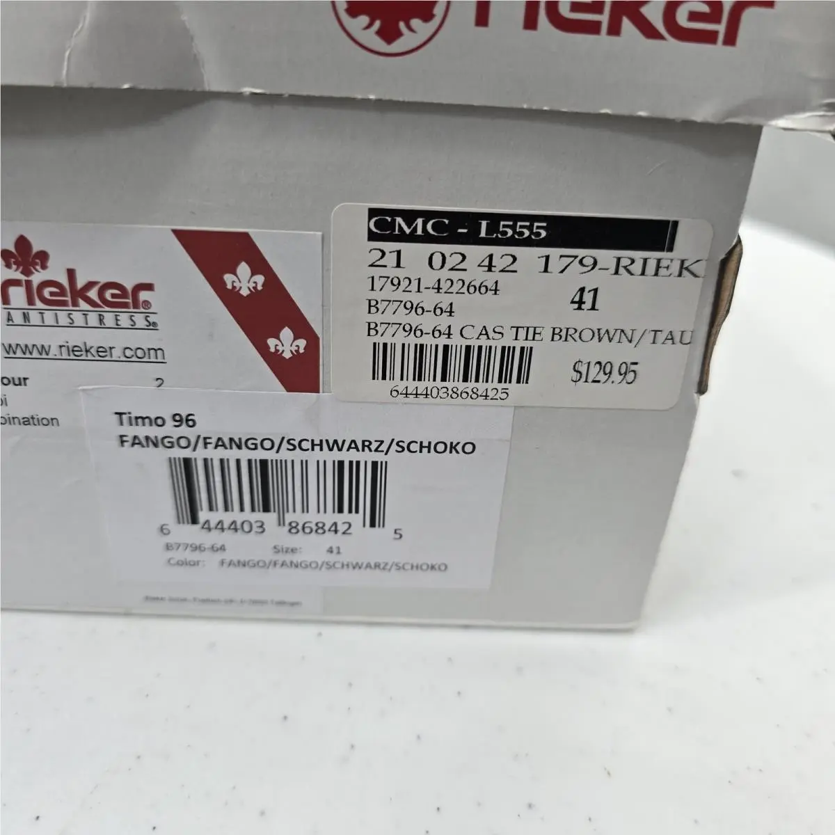 Rieker shoes - Rieker B7796-64 - Beige 4