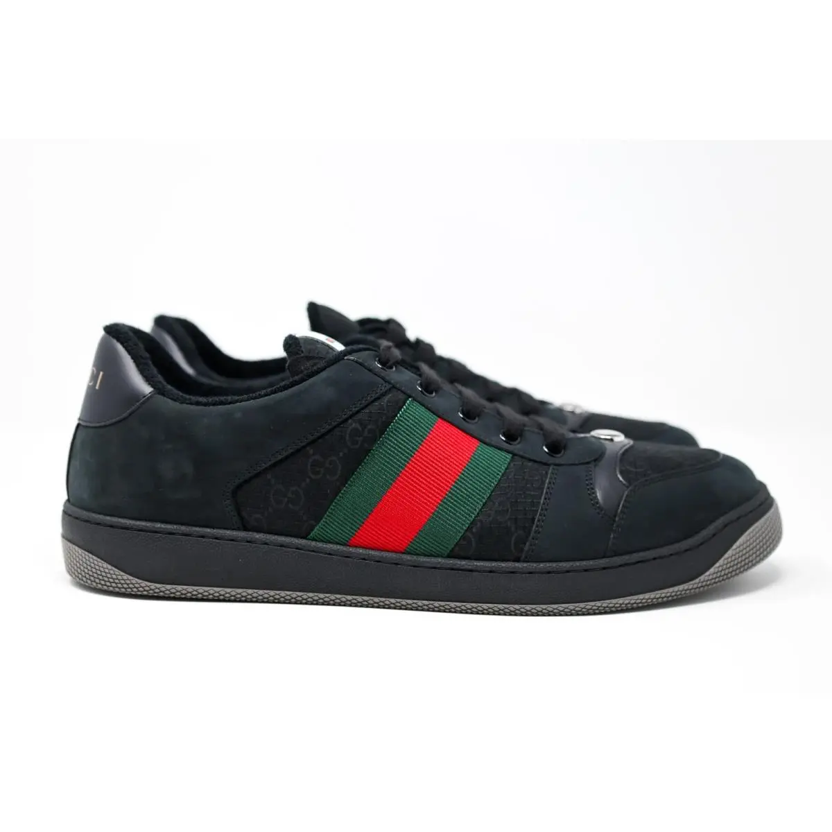 Men`s GG Screener Sneaker Black 12 UK / 12.5 US by Gucci