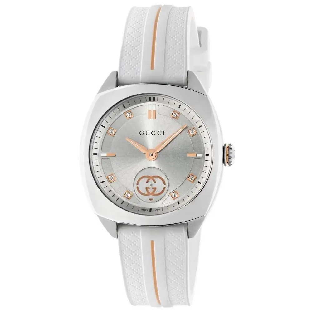 Gucci Interlocking 29MM Silver Dial Women’s Watch YA142512