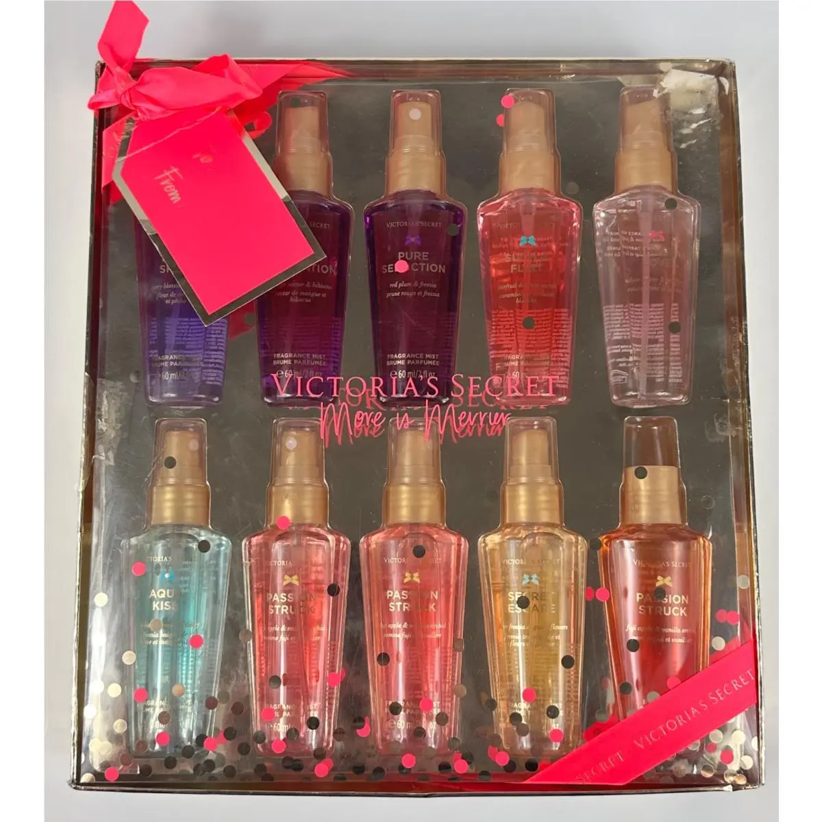 Victoria`s Secret More is Merrier 10 Piece Fragrance Set 60ml 2fl Each