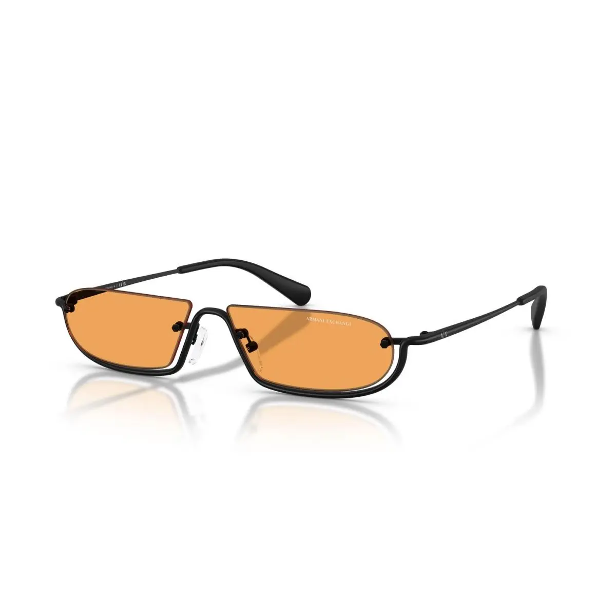 2058S Sunglasses 6000/7 Black by Armani Exchange