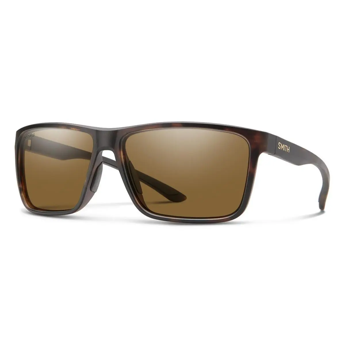 Smith Riptide Sunglasses Matte Tortoise Chromapop Polarized Brown Lens