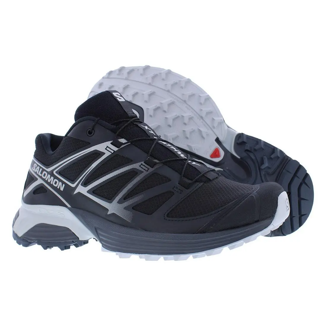 Salomon shoes - Black/Lunar Rock/Black, Main: Black 4