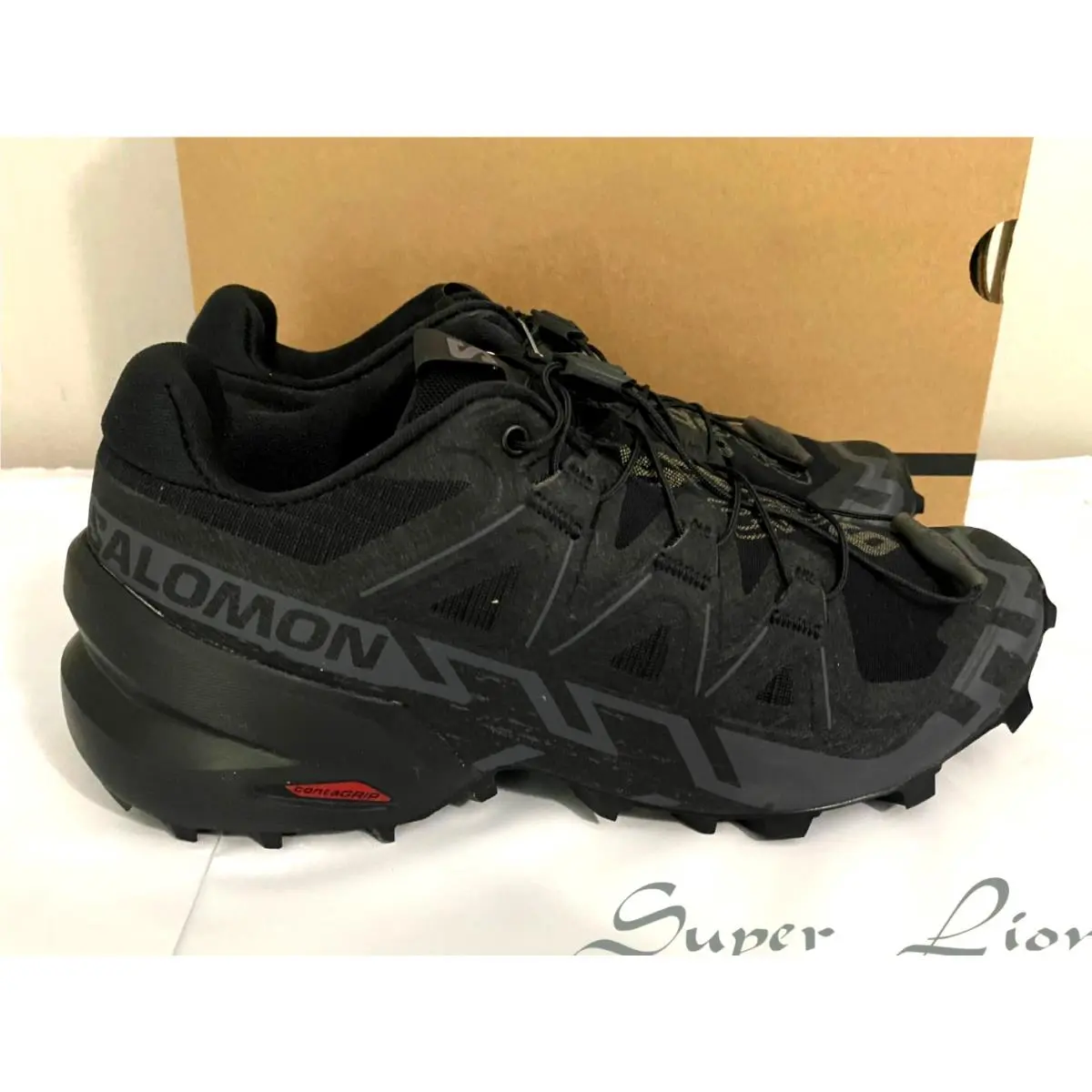 Salomon shoes - Salomon Speedcross 6 - Speedcross - 417428 - Black 0