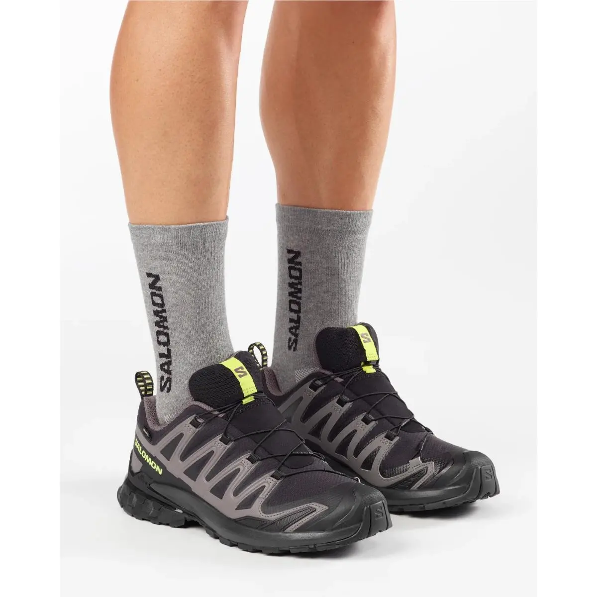 Salomon shoes - Salomon XA Pro 3D V9 - L47987300 - Black/Dark Gull Gray/Acid Lime 9