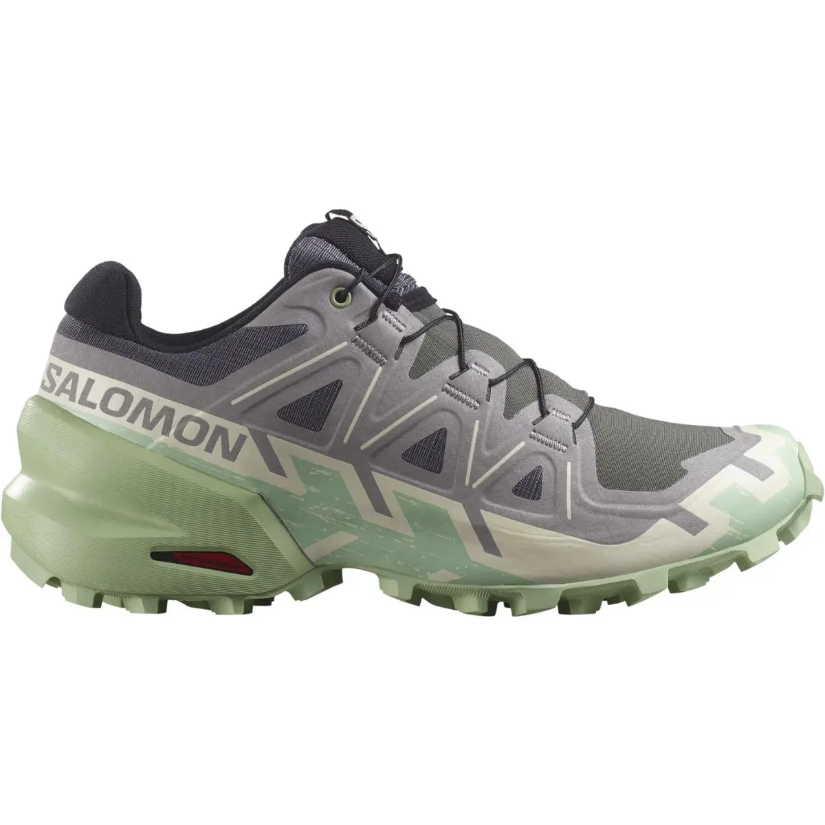 Salomon shoes - Salomon Speedcross 6 - Speedcross - Castlerock/Vanilla Ice/Smoke Green 4