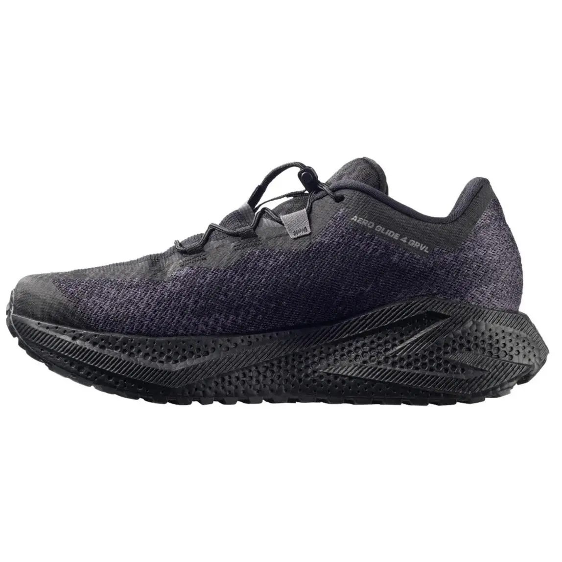 Salomon shoes - Salomon Aero Glide 4 GRVL - L49174400 - Black/Asphalt/Black 11
