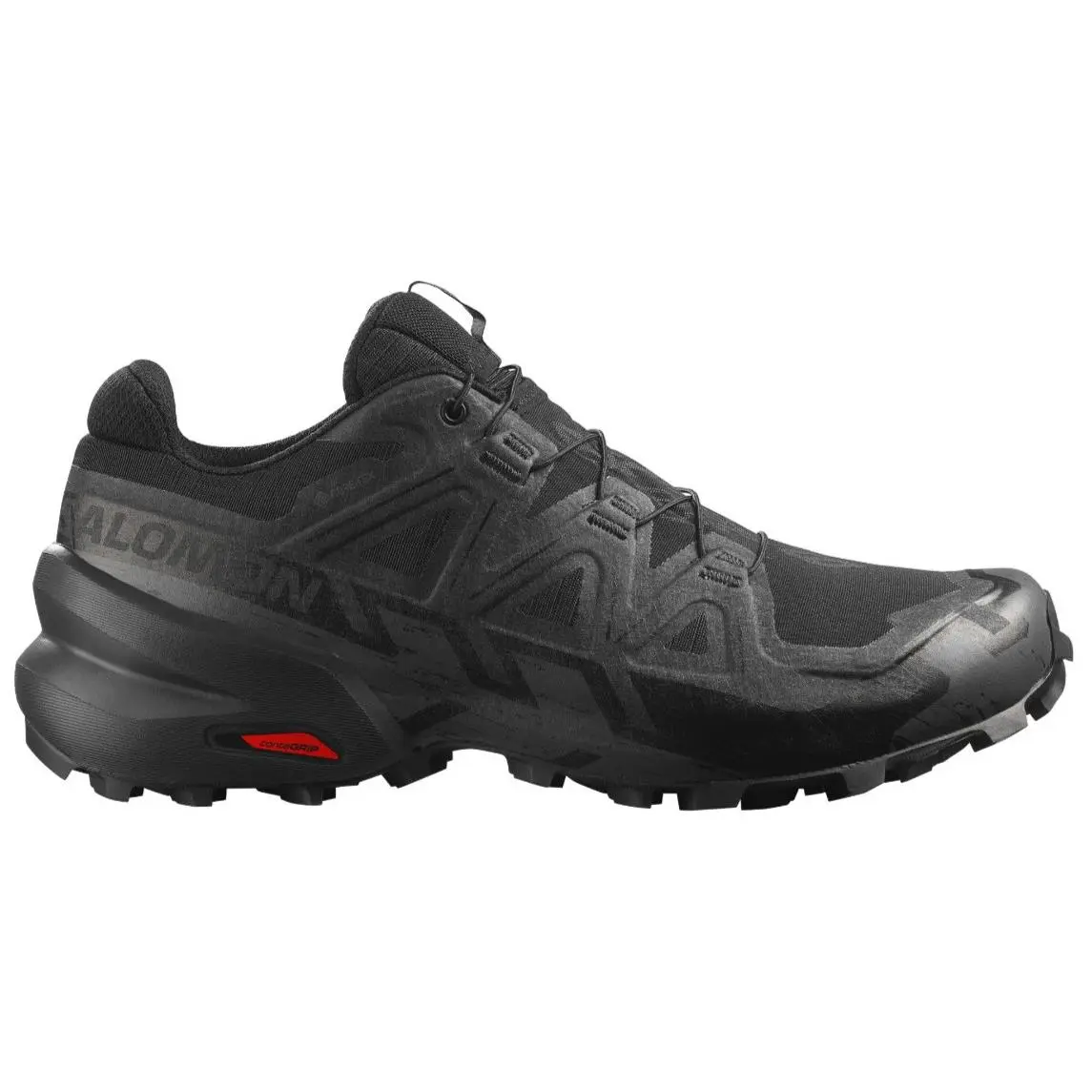 Salomon shoes - Salomon Men`s Speedcross 6 GTX - L41738600 - Black/Black/Phantom 6