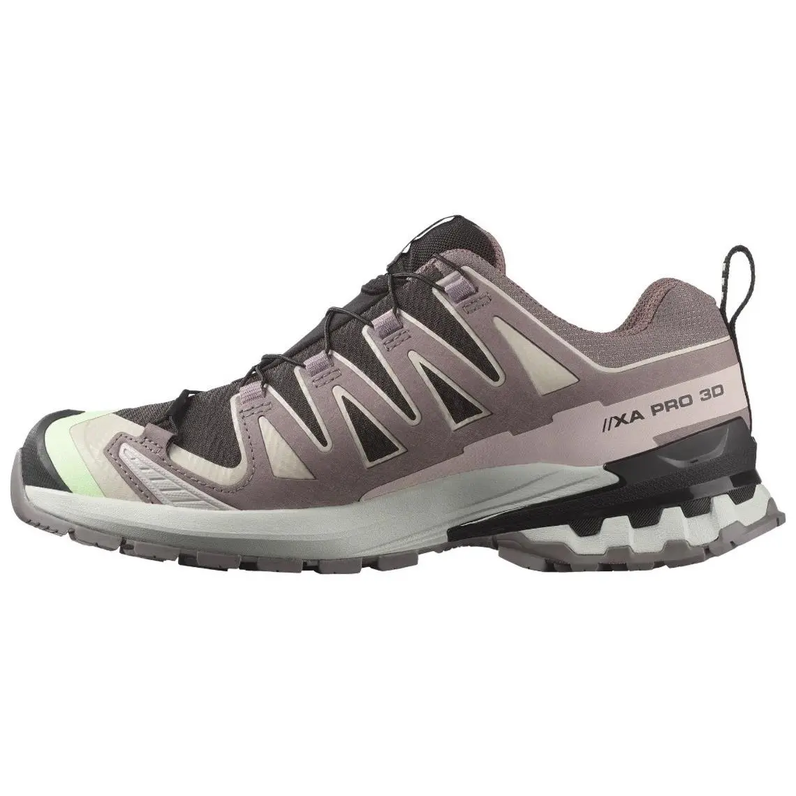 Salomon shoes - Salomon XA Pro 3D - Pro - L47882300 - Black/Patina Green/Gray Violet 2
