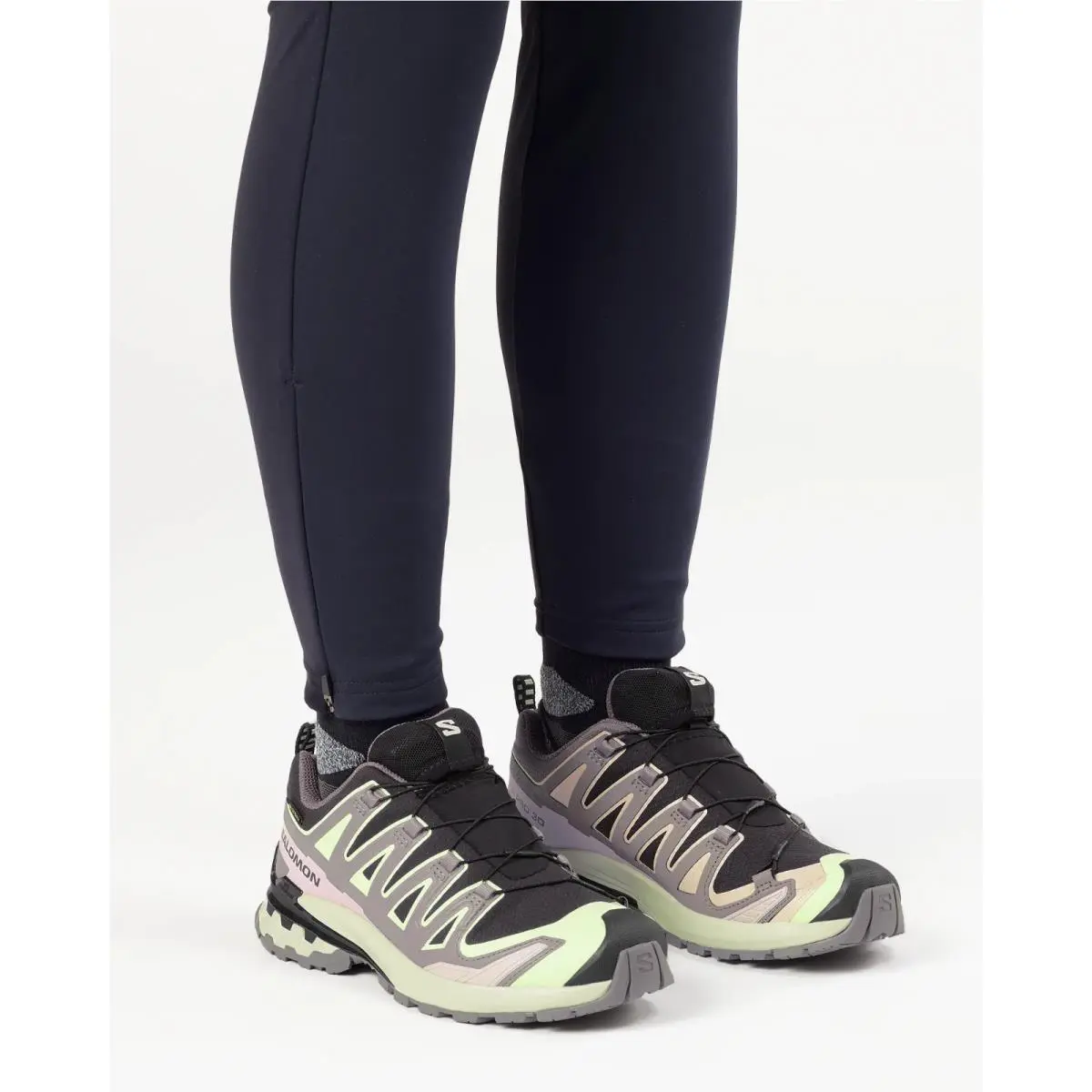 Salomon shoes - Salomon XA Pro 3D - Pro - L47882300 - Black/Patina Green/Gray Violet 3